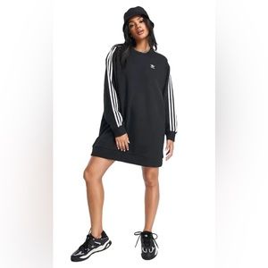 Black Adidas Sweater Dress, size small